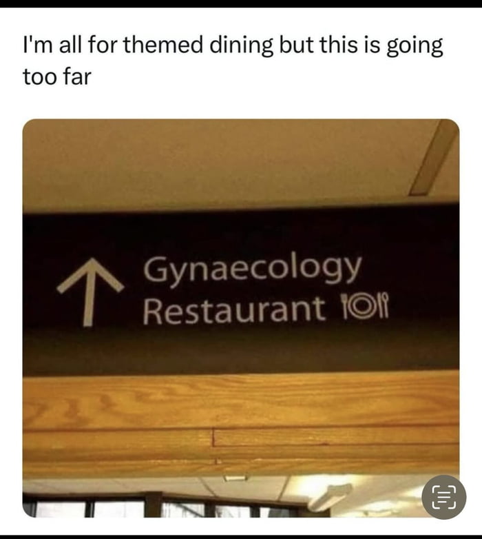 Im all for themed dining but this is going too far