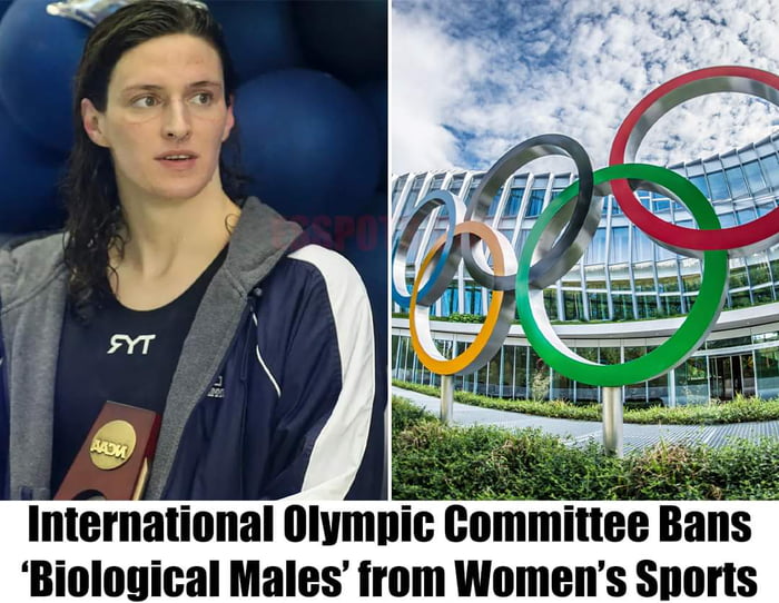 International Olympic Committee Bans Biological Males from Womens Sports