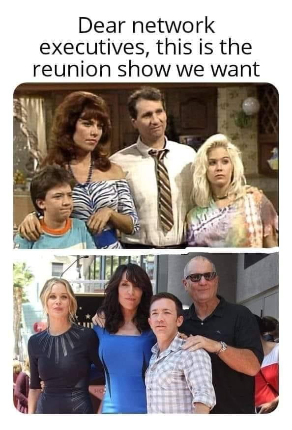 Dear network executives this is the reunion show we want