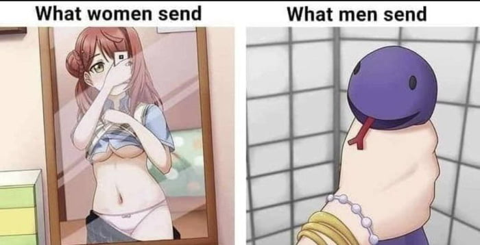 What women send What men send