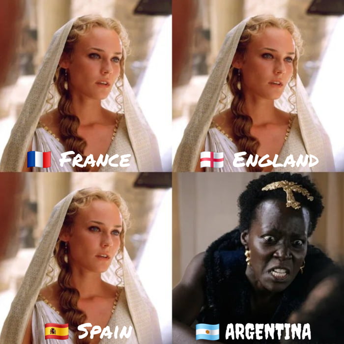 FRANCE ENGLAND SPAIN ARGENTINA
