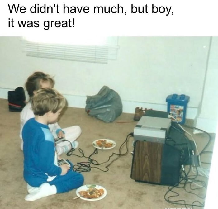 We didn't have much, but, it was great!