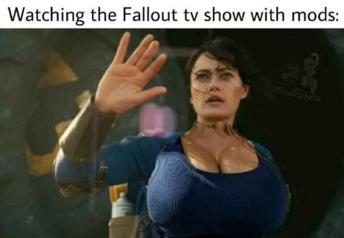 Watching the Fallout tv show with mods F