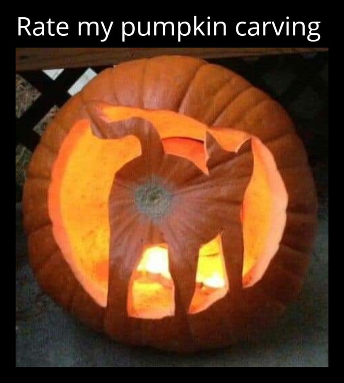 Rate my pumpkin carving