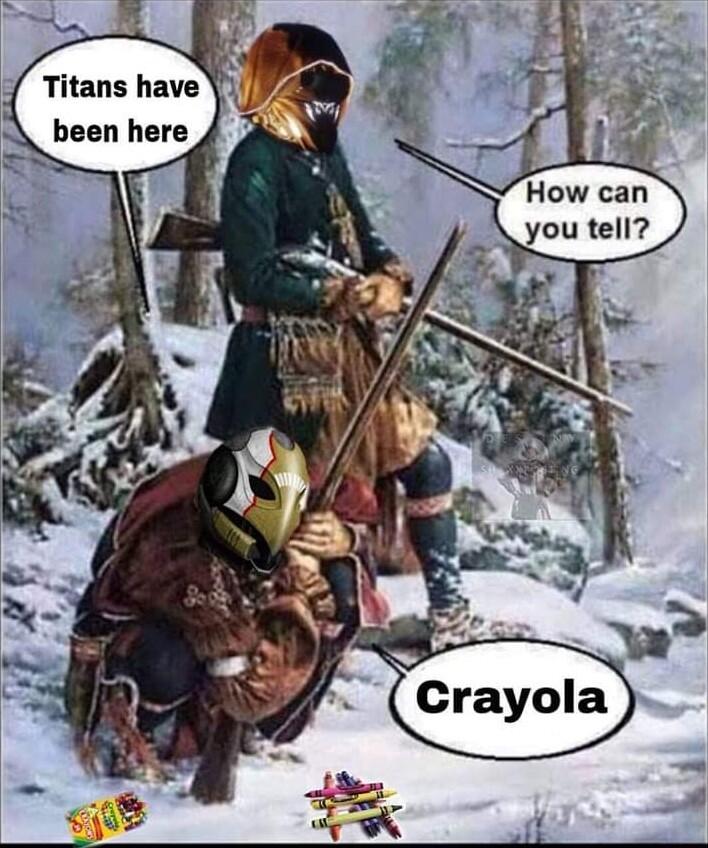 Titans have 1 4 V been here S alf 10 5 How can 2 you tell