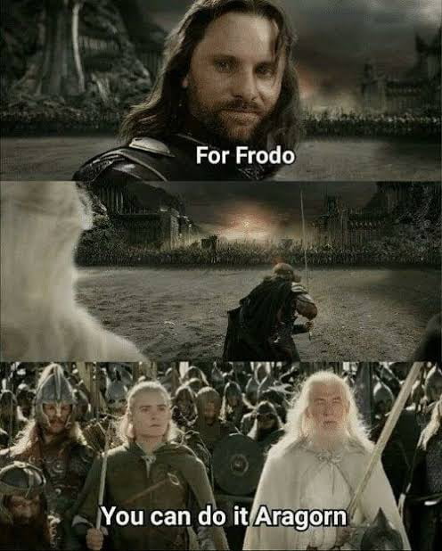 You can do itAragorn Y 3