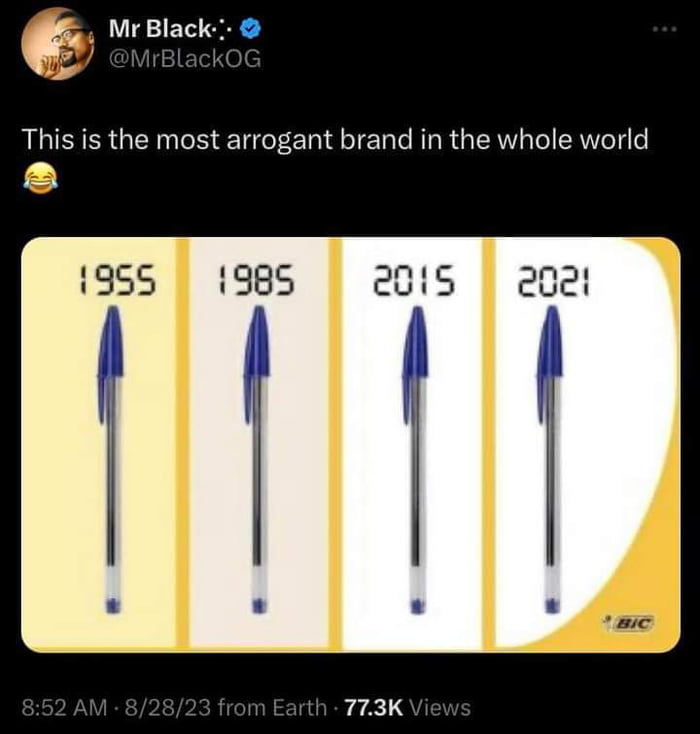 Mr Black 52 This is the most arrogant brand in the whole world 773K