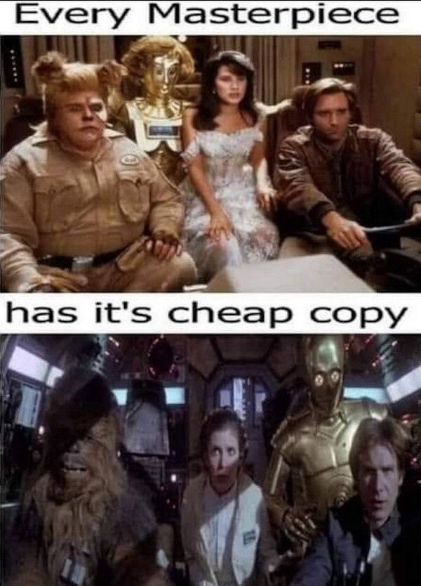 Every Masterpie has its cheap copy