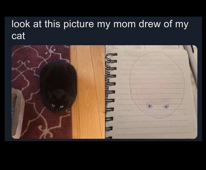 look at this picture my mom drew of my 18