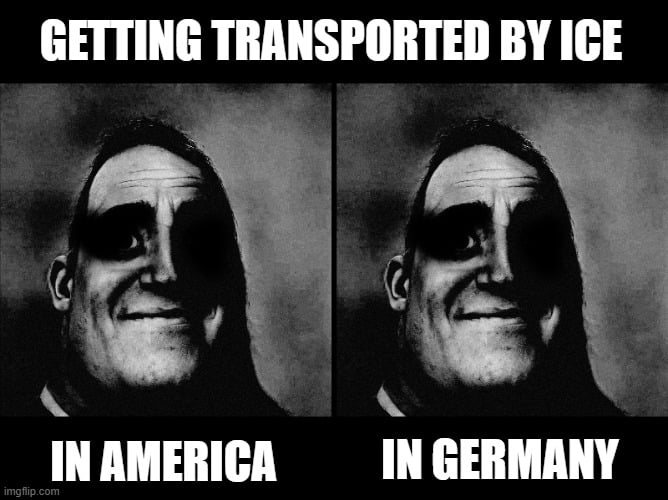 GETTING TRANSPORTED BY ICE IN AMERICA IN GERMANY