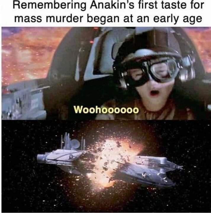 Remembering Anakins first taste for mass murder began at an early age 77 a