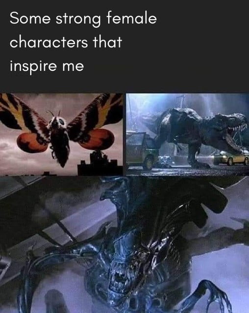 Some strong female characters that inspire me