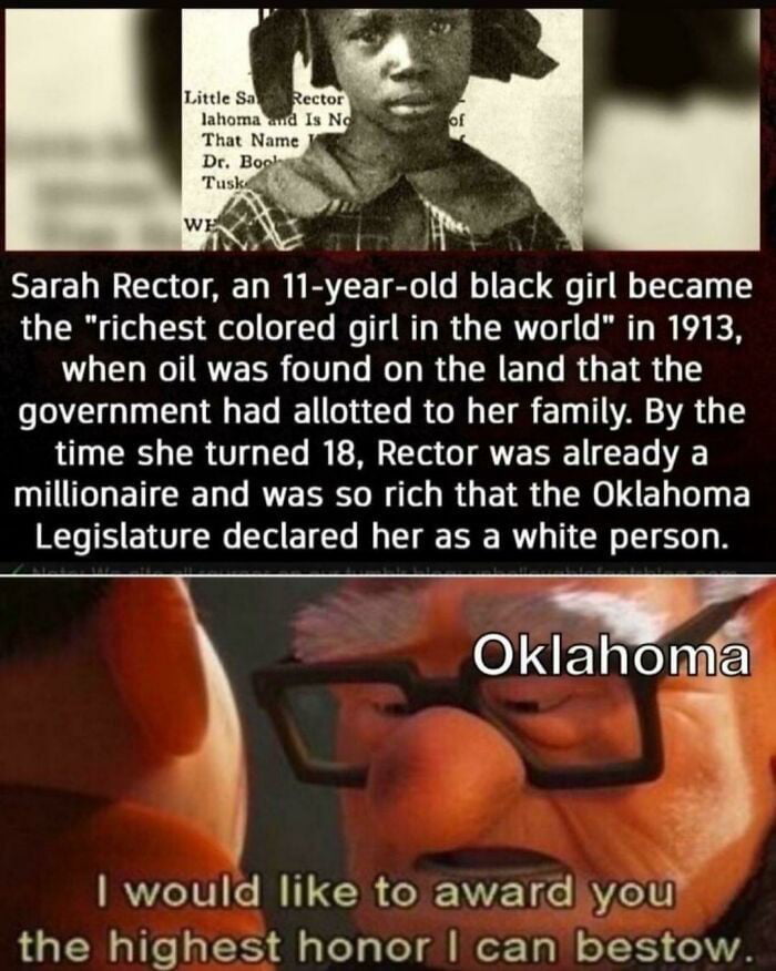 w N i i Sarah Rector an 11 year old black girl became the richest colored girl in the world in 1913 OO RIRTEER I RGN ERGRGEIR S OEOINENGEL NG RN l T A time she turned 18 Rector was already a NG ET RN AT LR N o R G EI R TN EL E Legislature declared her as a white person IR YZe1V o B T 00 o M 2 e I YAoA U the highest honor can bestow