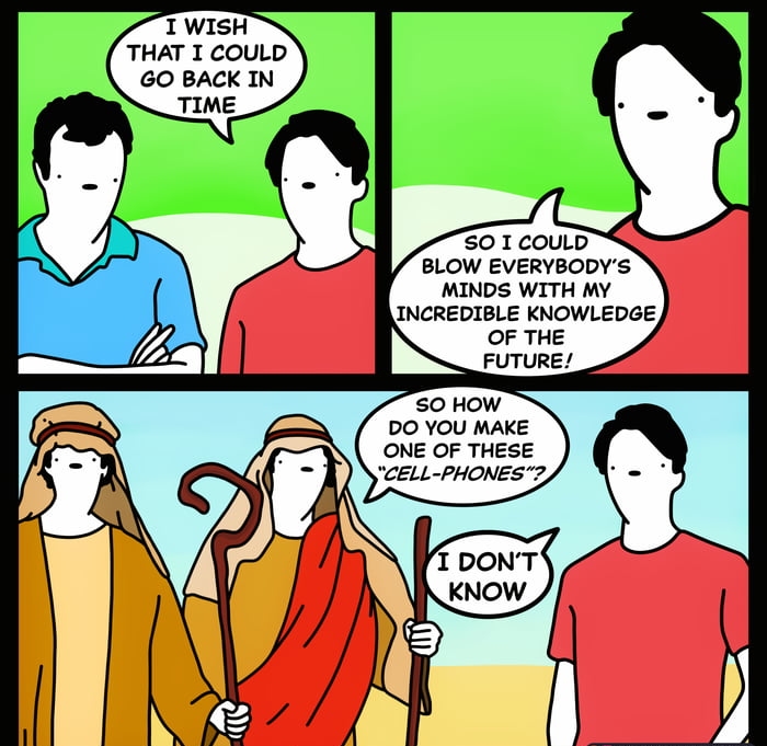 TWISH THAT I COULD 6O BACK IN TIME N SO 1cOULD BLOW EVERYBODYS MINDS WITH MY INCREDIBLE KNOWLEDGE OF THE FUTURE S0 HOW DO YOU MAKE ONE OF THESE