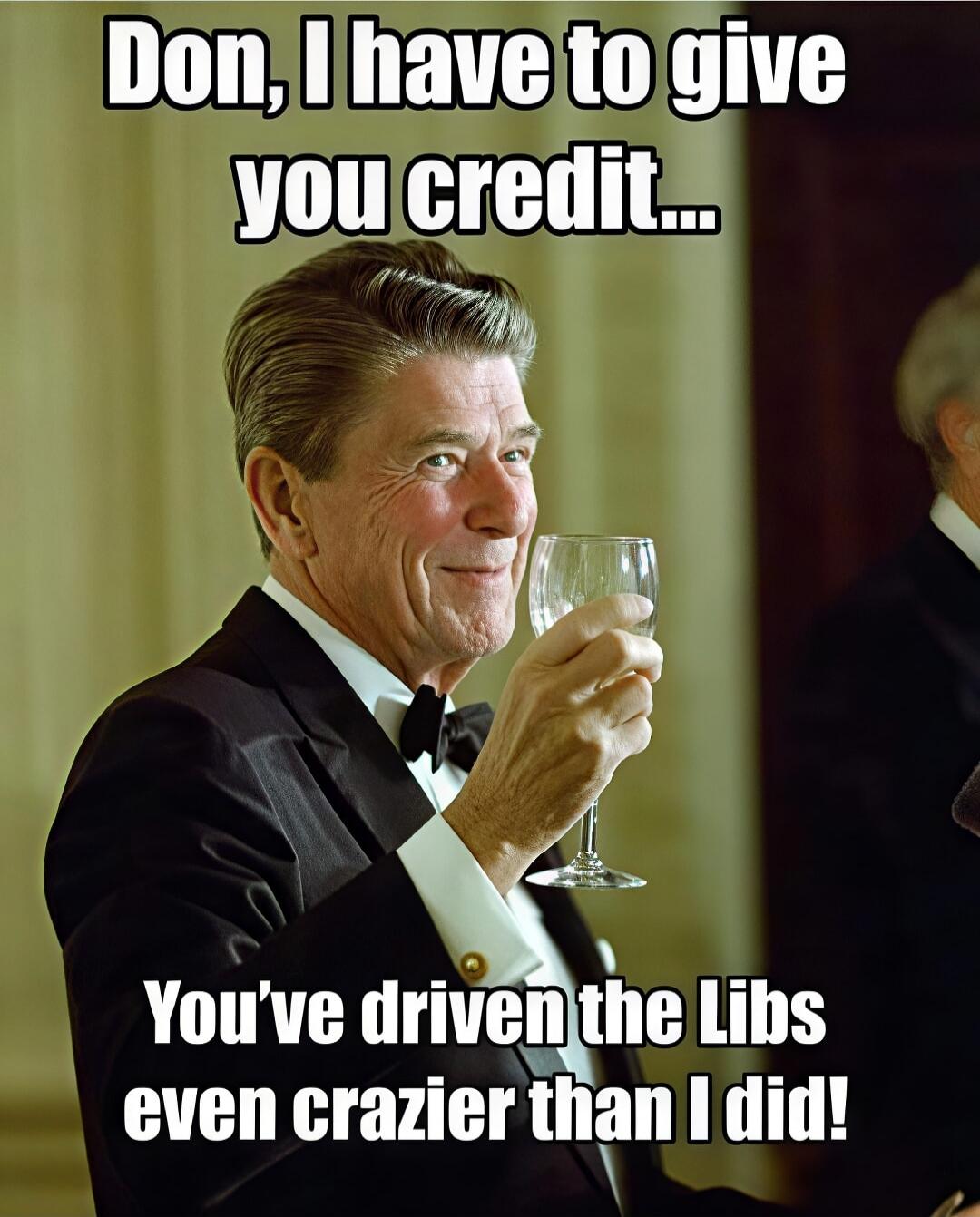 Don, I have to give you credit... You've driven the Libs even crazier than I did!