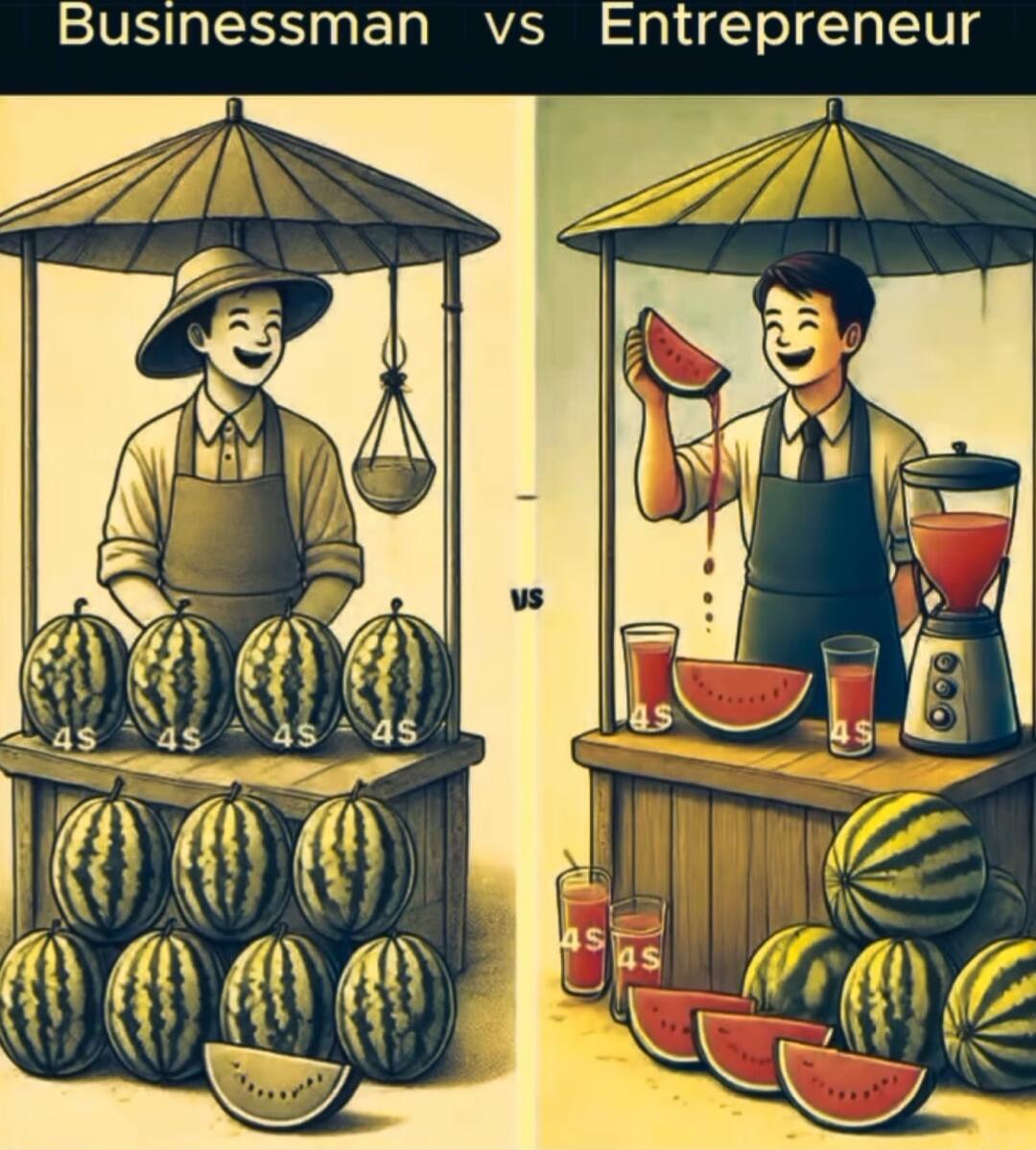 Businessman vs Entrepreneur