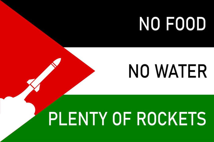 NO FOOD NO WATER PLENTY OF ROCKETS