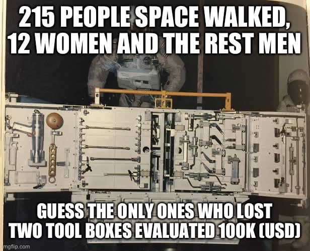 213 PEOPLESPACE WALKED 12 WOMEN lgl THE REST MEN
