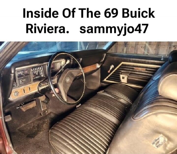 Inside Of The 69 Buick Riviera. sammyjo47