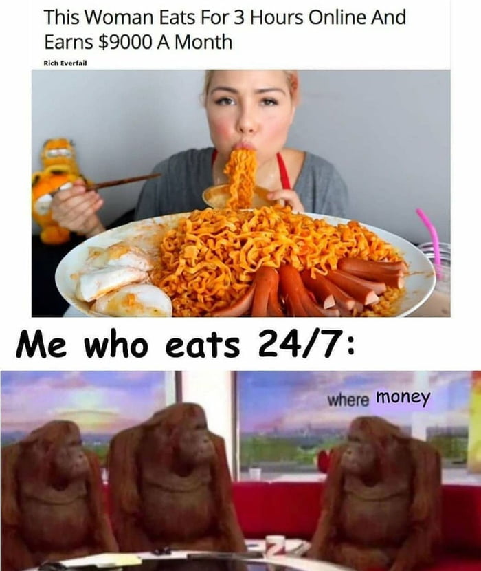 This Woman Eats For 3 Hours Online And Earns 9000 A Month Rich Everail