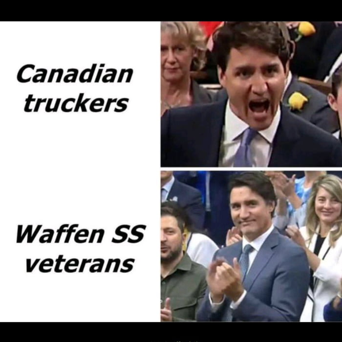 Canadian truckers Waffen SS veterans
