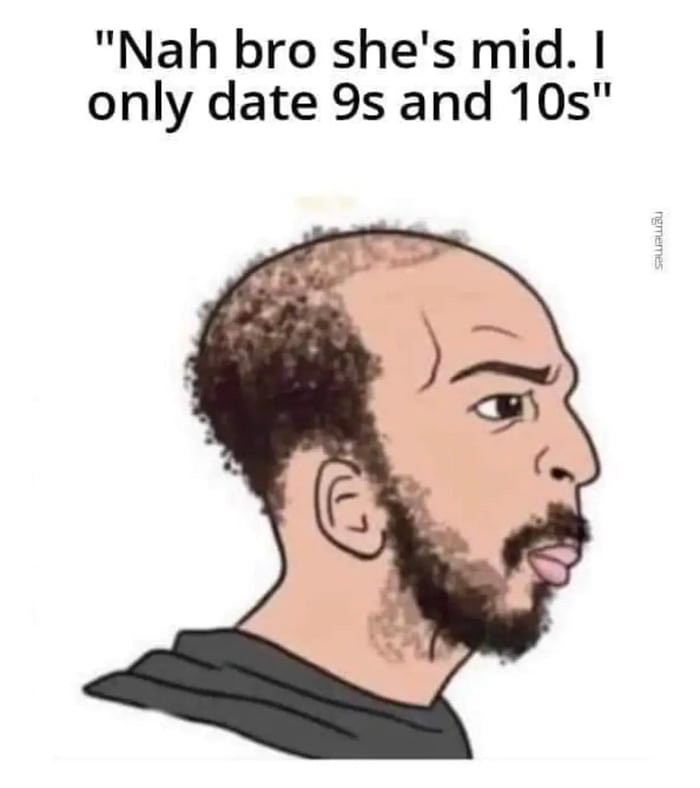 Nah bro shes mid only date 9s and 10s