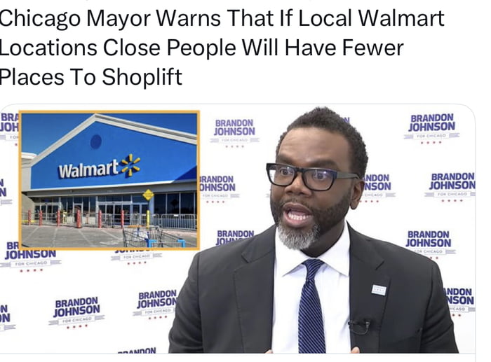 Chicago Mayor Warns That If Local Walmart ocations Close People Will Have Fewer Places To Shoplift anamoon ESN