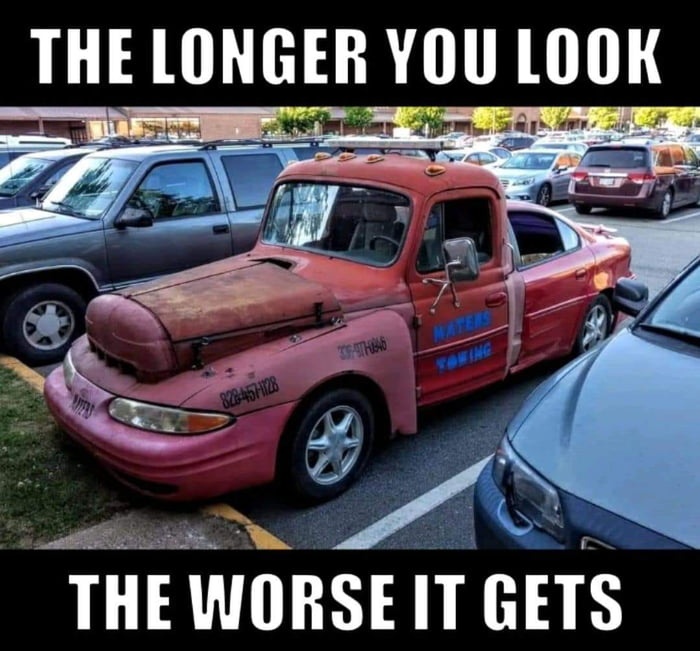 THE LONGER YOU LOOK THE WORSE IT GETS