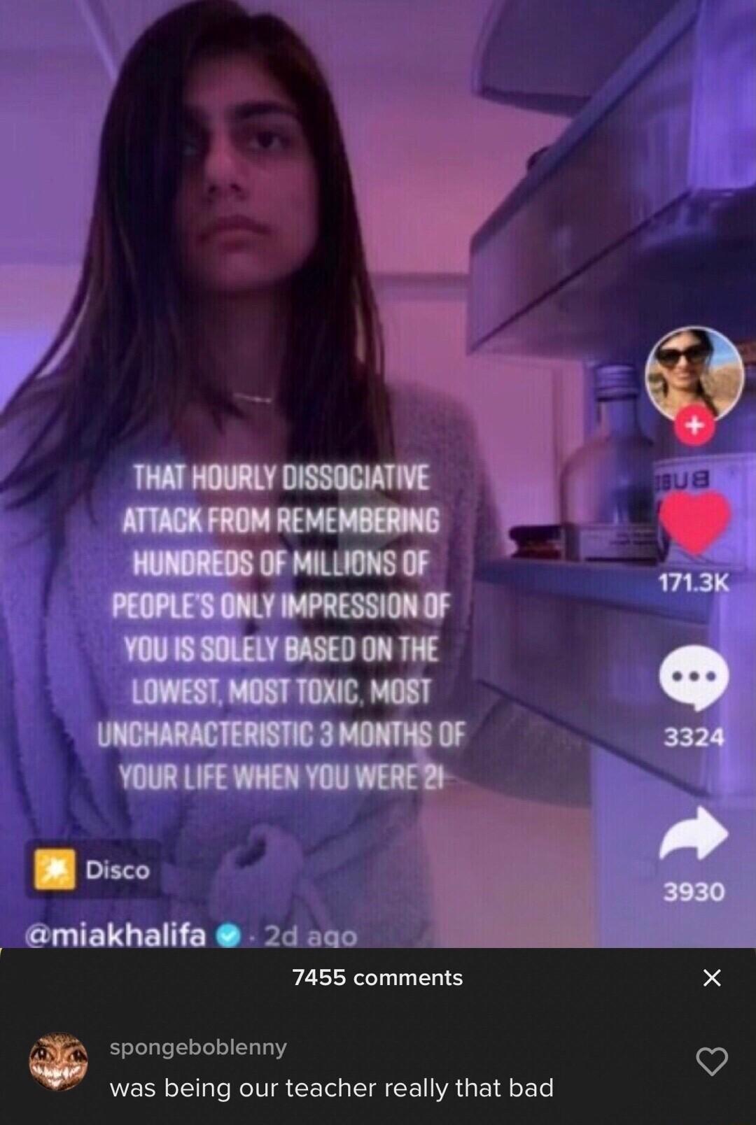 7455 comments x a spongeboblenny V was being our teacher really that bad