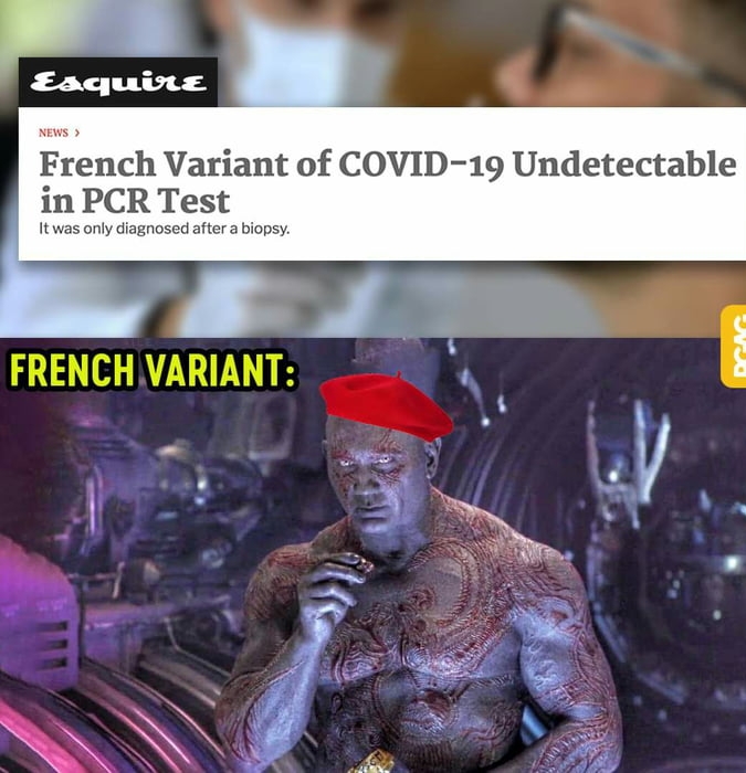 rench Variant of COVID 19 Undetectable in PCR Test Itwas only diagnosed after a biopsy lm l FRENCH VARIANT