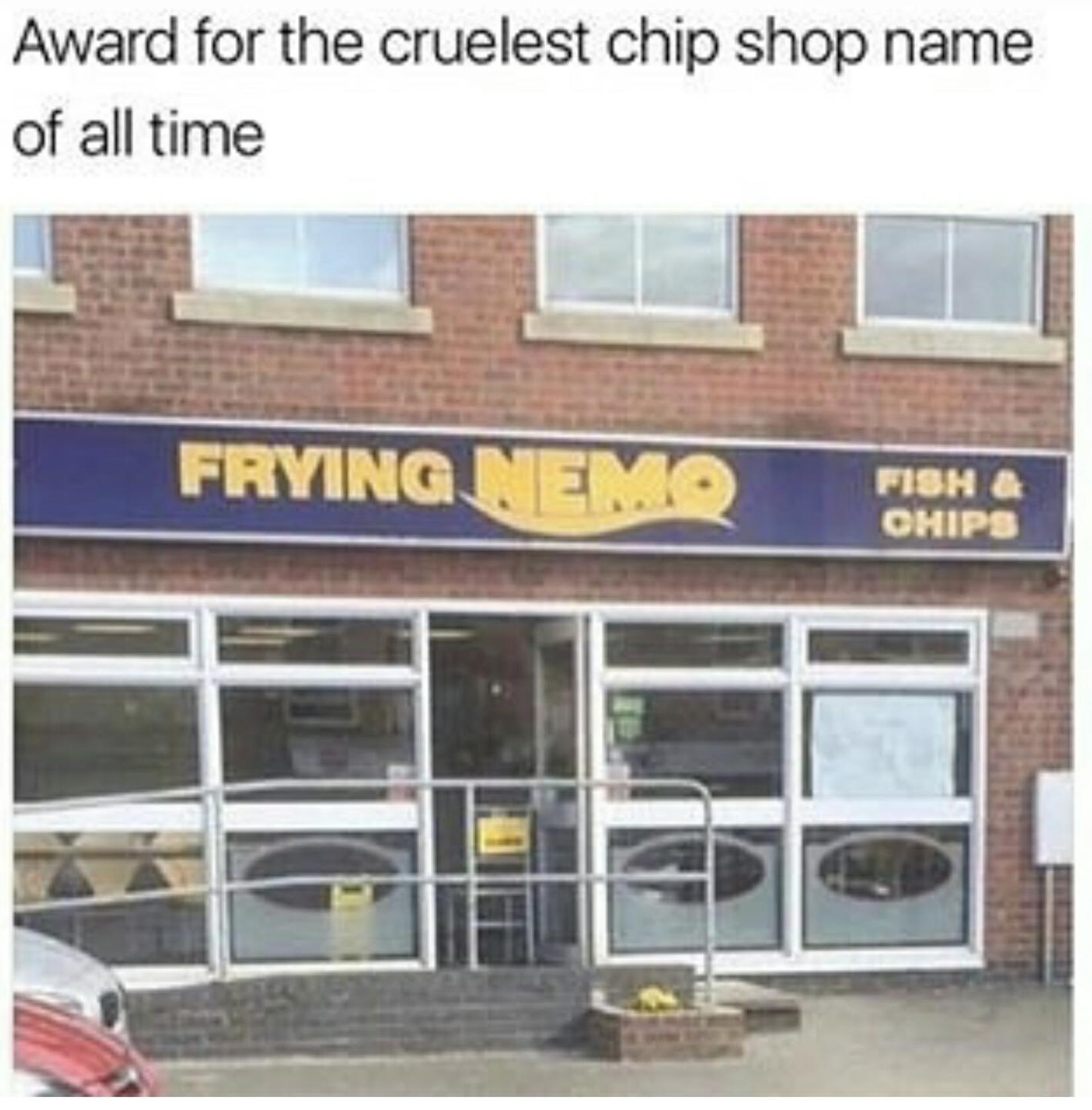 Award for the cruelest chip shop name of all time