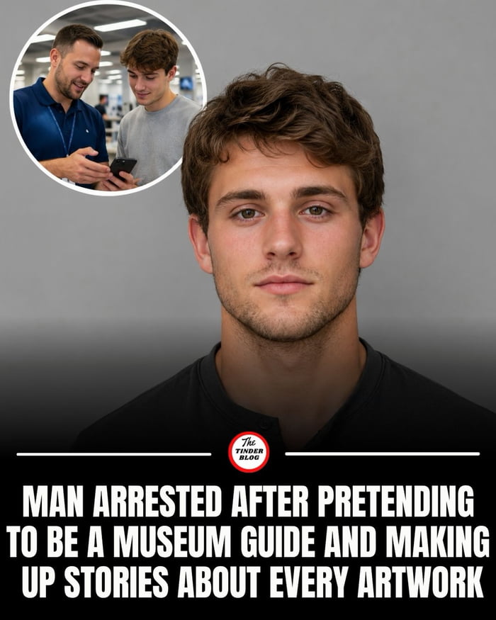THE TINDER BLOG MAN ARRESTED AFTER PRETENDING TO BE A MUSEUM GUIDE AND MAKING UP STORIES ABOUT EVERY ARTWORK