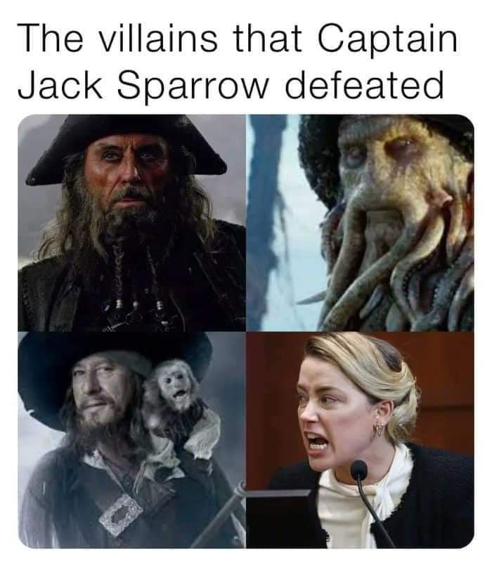 The villains that Captain Jack Sparrow defeated