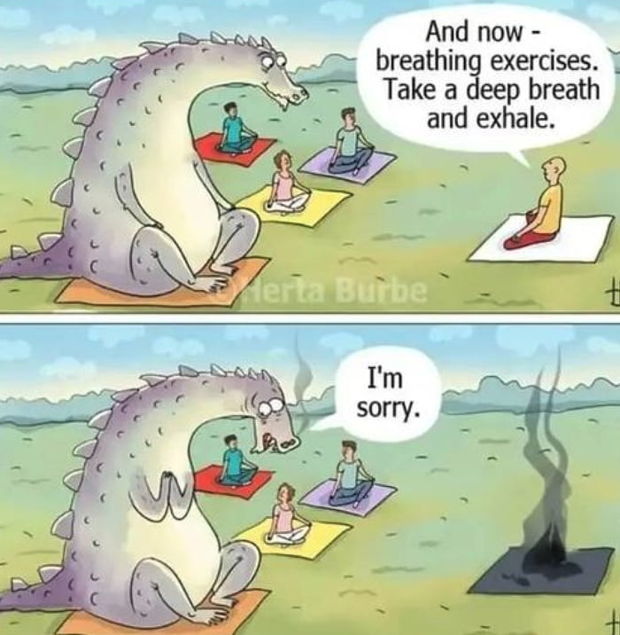 And now o2 breathing exercises Y Take a deep breath and exhale