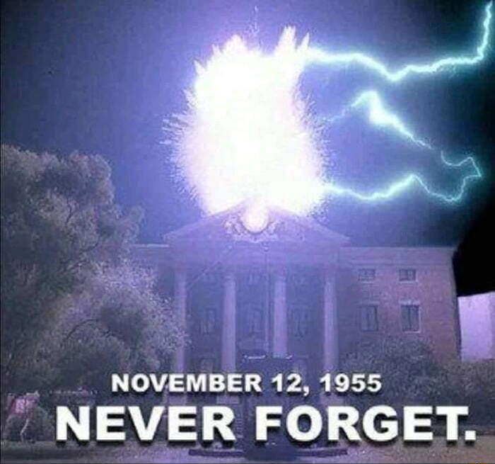 NOVEMBER 12 1955 NEVER FORGET