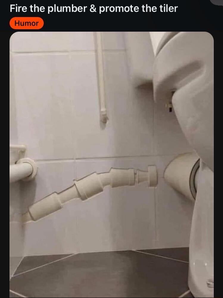 Fire the plumber promote the tiler