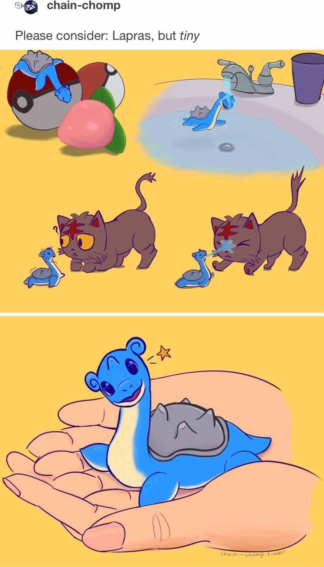 chain chomp Please consider Lapras but tiny o8
