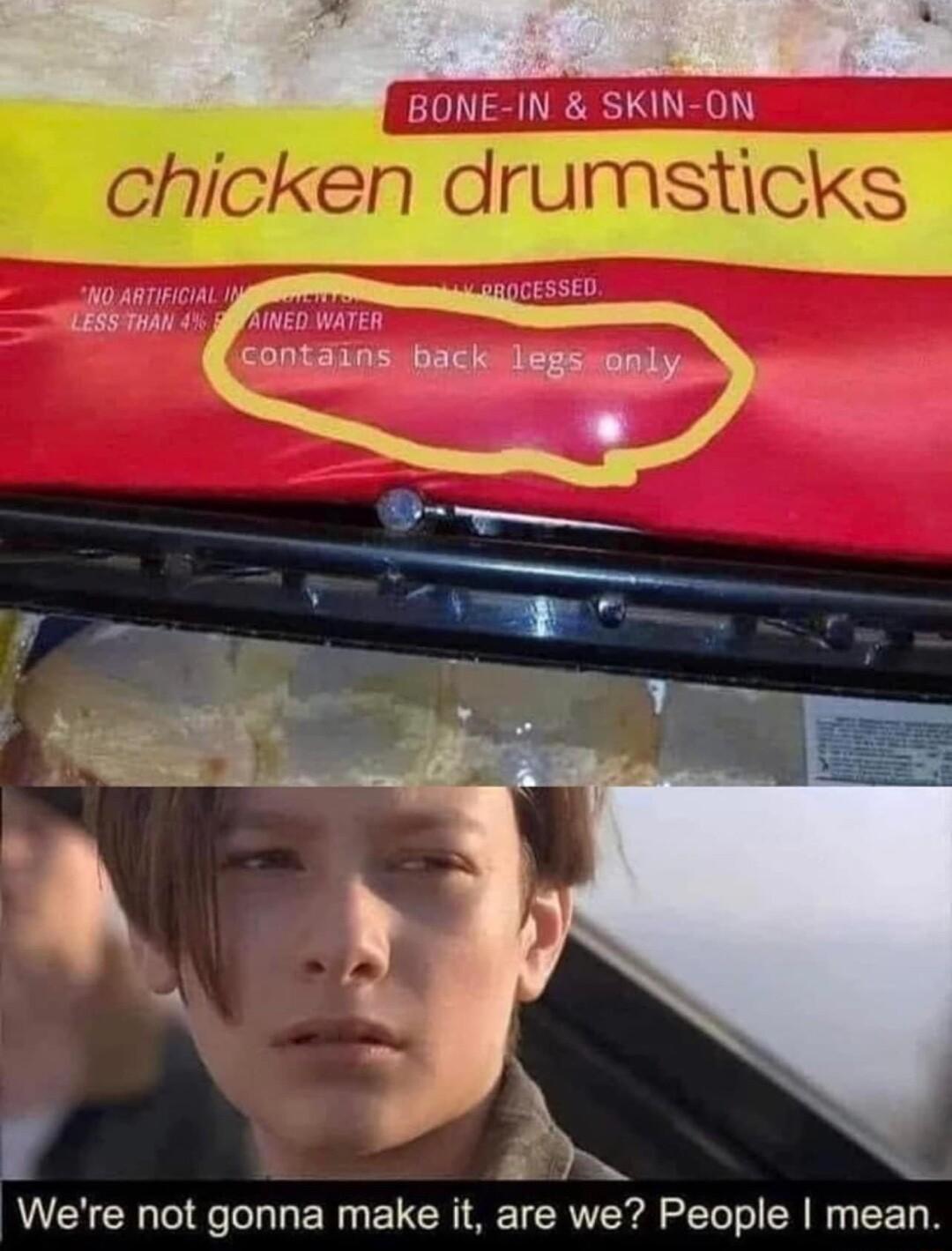 0 ARTIFICAL 1A w55 Uessan giNED WATER onums LHIS lam r Were not gonna make it are we People mean