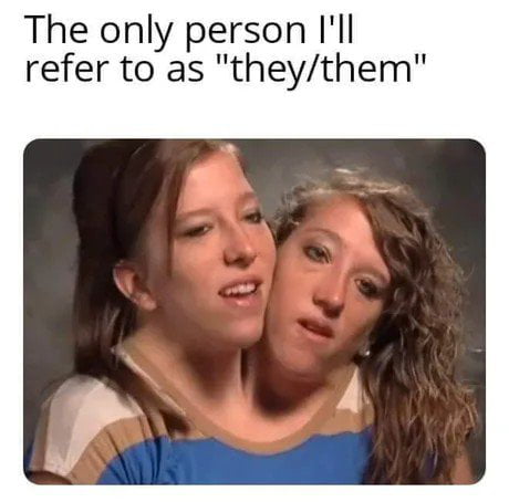 The only person Ill refer to as theythem