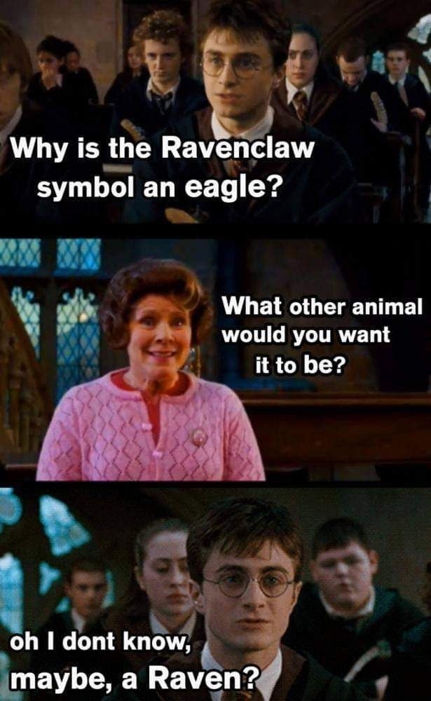 Why is the Ravenclaw S N EN R Y What other animal VLTI RYLITRITET 1 it to be