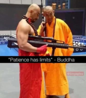 pov Ee Patience has limits Buddha