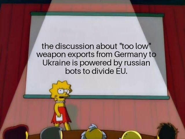 Ukraine is powered by russian bots to divide EU
