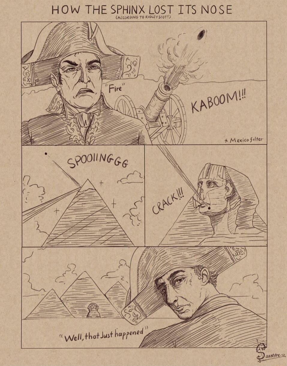 HOW THE SPHINX LOST ITS NOSE el thot st happent