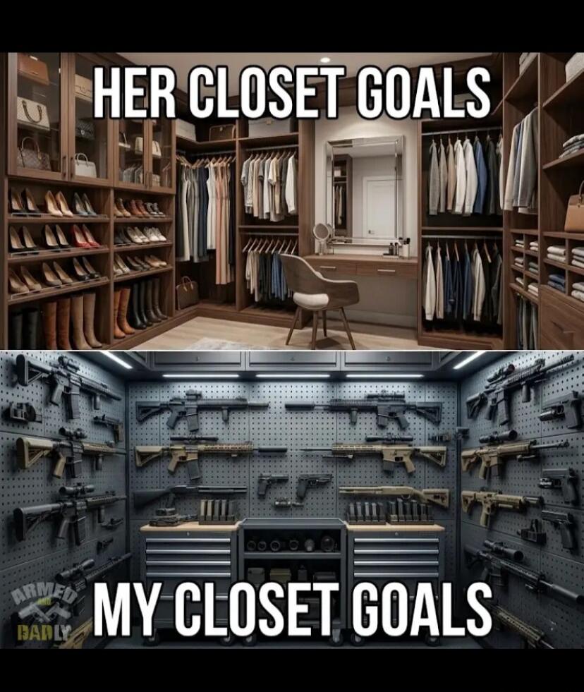 HER CLOSET GOALS MY CLOSET GOALS