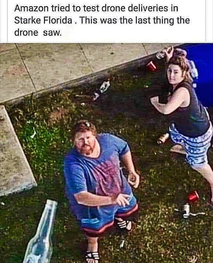 Amazon tried to test drone deliveries in Starke Florida This was the last thing the drone saw