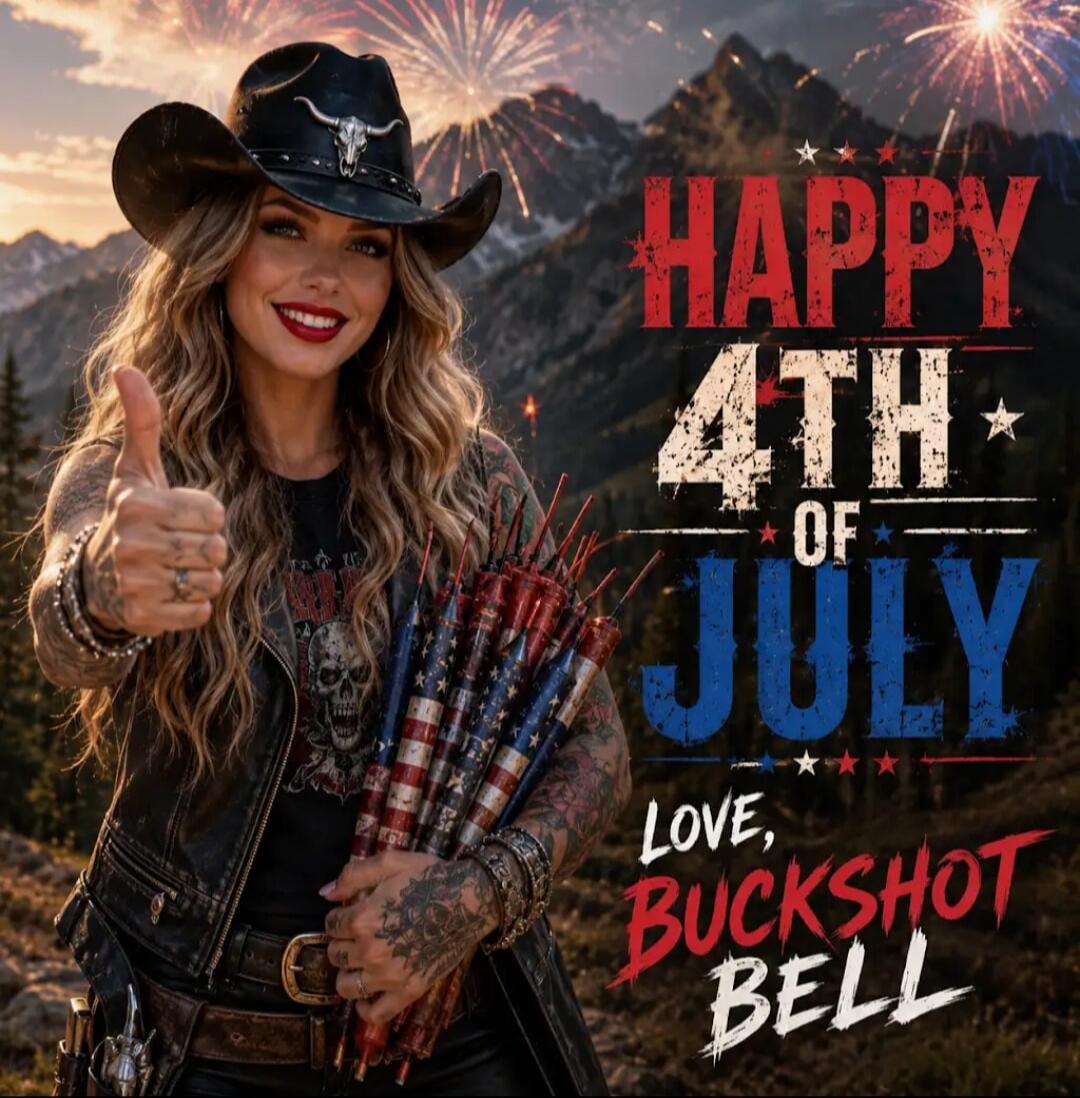 HAPPY 4TH OF JULY LOVE, BUCKSHOT BELL