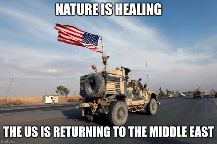 THE US IS RETURNING Ili THE MIDDLE EAST