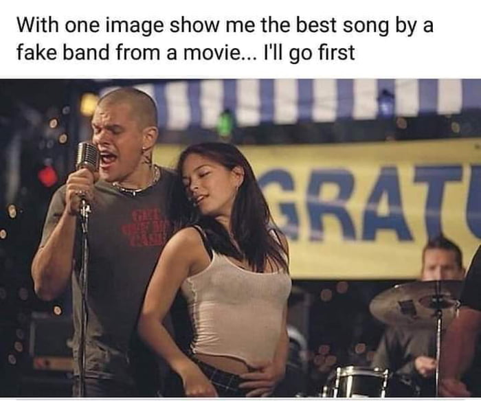 With one image show me the best song by a fake band from a movie Ill go first