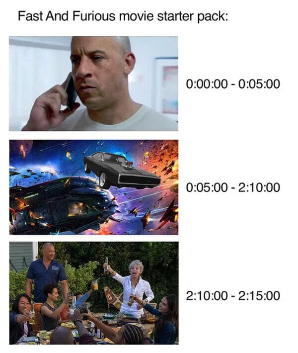 Fast And Furious movie starter pack 00000 00500 00500 21000 21000 21500