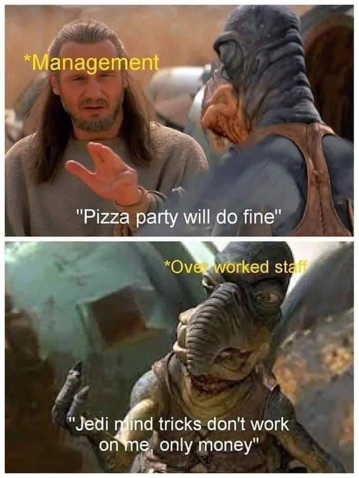 Pizza party wildo fine g Jedi itricks dont work on only money